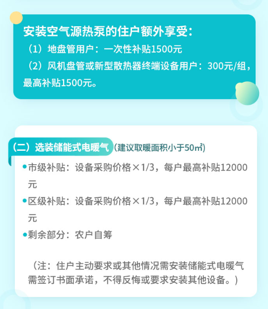  北京延慶：最高2.4萬(wàn)！熱泵最高補(bǔ)1.2萬(wàn)，清潔取暖補(bǔ)貼政策好給力