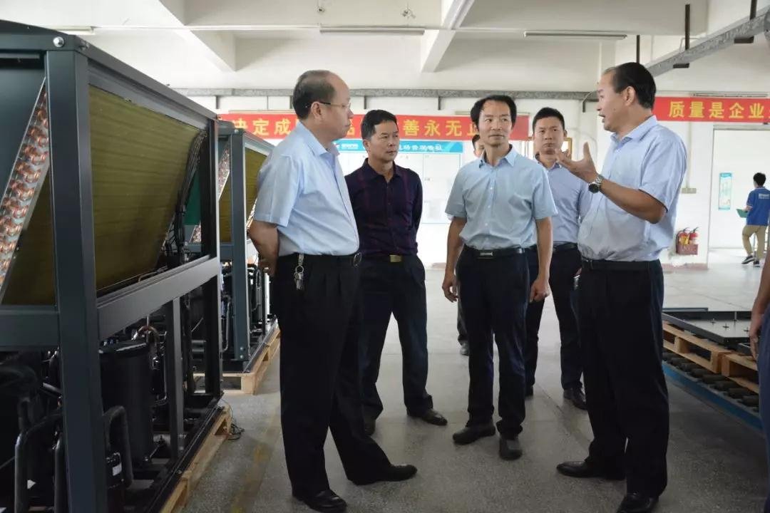 清遠(yuǎn)市張帆副市長一行蒞臨瑞星進(jìn)行實地考察