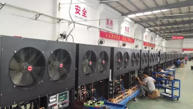 “煤改電”空氣源熱泵生產(chǎn)線
