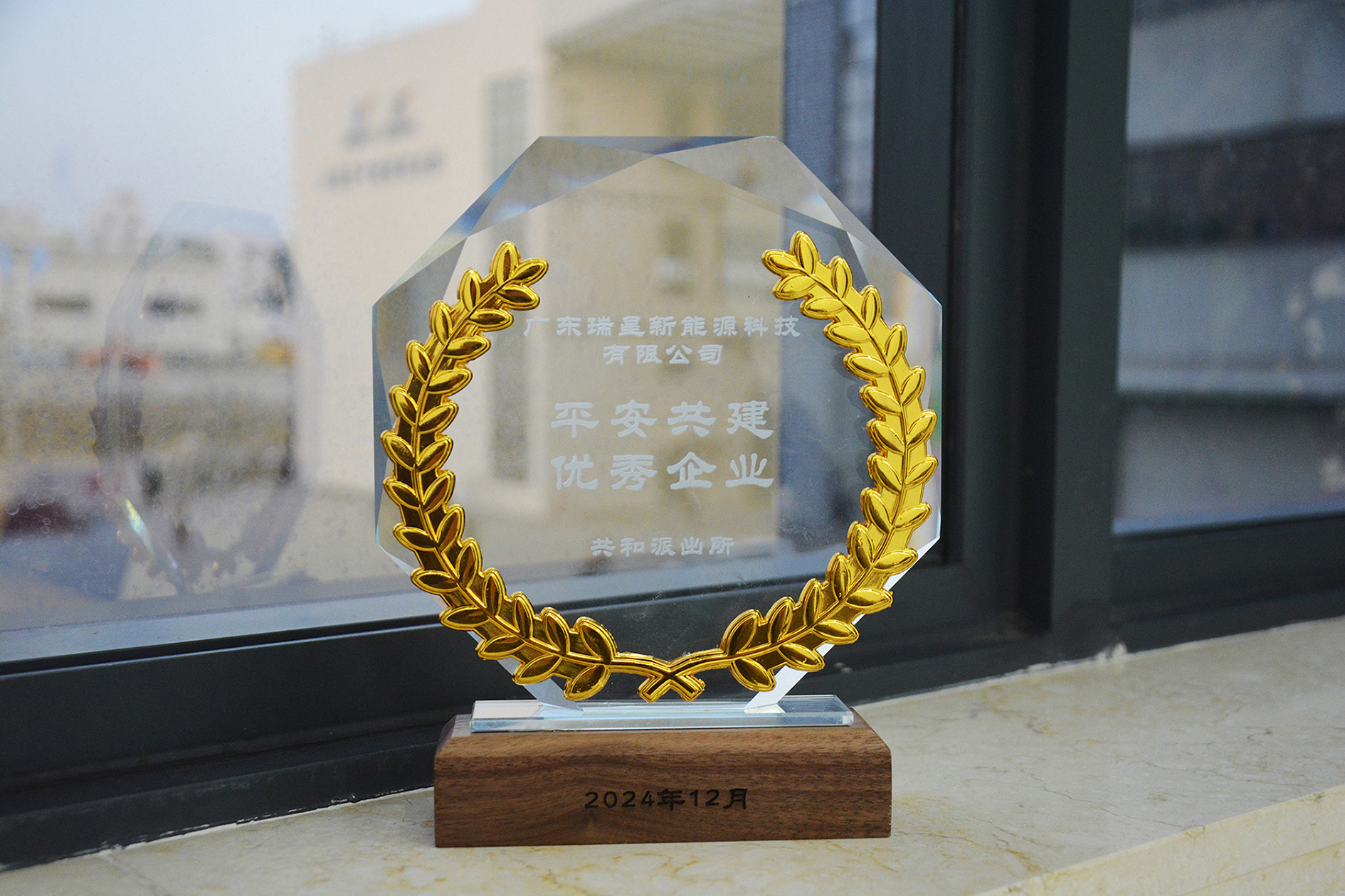 “平安共建 優(yōu)秀企業(yè)”我司獲鶴山市公安系統(tǒng)頒發(fā)榮譽(yù)